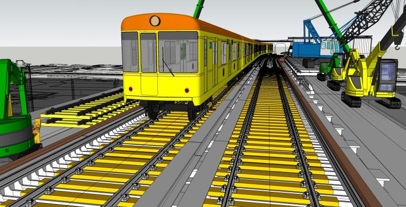 Sketchup活用事例２ 東京メトロ銀座線渋谷駅の移設工事の司令塔 Sketchup Pro Japan